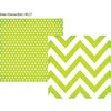 Simple Stories - DIY Collection - 12 x 12 Double Sided Paper - Green Chevron