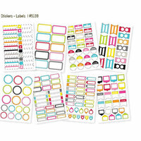 Simple Stories - DIY Collection - Cardstock Stickers - Labels