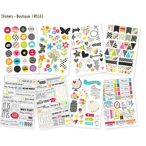 Simple Stories - DIY Collection - Cardstock Stickers - Boutique