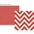 Simple Stories - DIY Christmas Collection - 12 x 12 Double Sided Paper - Candy Cane Chevron