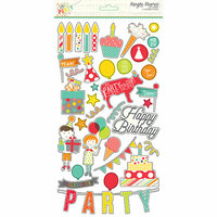 Simple Stories - Let's Party Collection - Chipboard Stickers