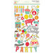 Simple Stories - Let's Party Collection - Chipboard Stickers