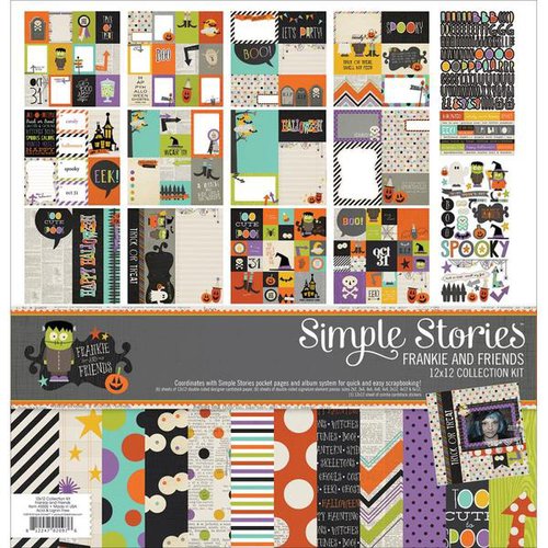 Simple Stories - Frankie and Friends Collection - Halloween - 12 x 12 Collection Kit