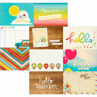 Simple Stories - Good Day Sunshine Collection - 12 x 12 Double Sided Paper - 4 x 6 Horizontal Journaling Card Elements