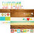 Simple Stories - Good Day Sunshine Collection - 12 x 12 Double Sided Paper - Borders and Title Strip Elements