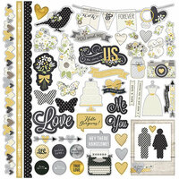 Simple Stories - The Story of Us Collection - 12 x 12 Cardstock Stickers - Fundamentals