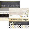 Simple Stories - The Story of Us Collection - 12 x 12 Double Sided Paper - Borders and Title Strip Elements