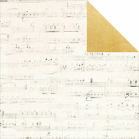 Simple Stories - The Story of Us Collection - 12 x 12 Double Sided Paper - Music