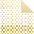 Simple Stories - The Story of Us Collection - 12 x 12 Double Sided Paper - Gold Dot