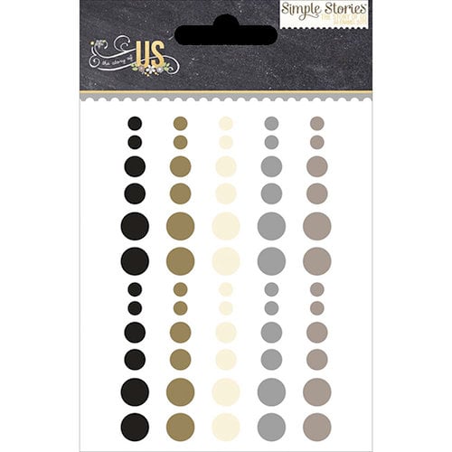 Simple Stories - The Story of Us Collection - Enamel Dots