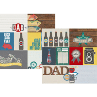 Simple Stories - Hey Pop Collection - Simple Sets - 12 x 12 Double Sided Paper - Journaling Card Elements - One