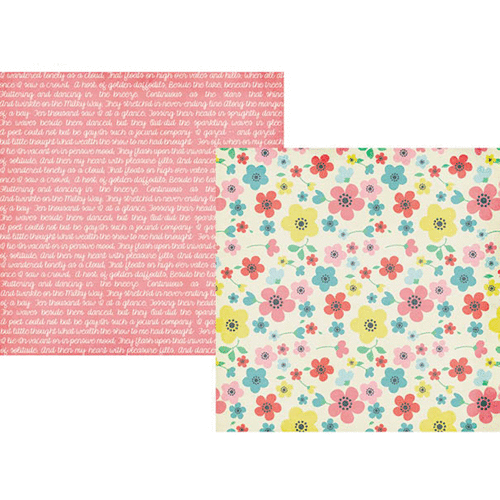 Simple Stories - Fresh Air Collection - Simple Sets - 12 x 12 Double Sided Paper - Hello Spring