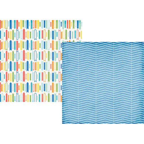 Simple Stories - Summer Paradise Collection - Simple Sets - 12 x 12 Double Sided Paper - Catch a Wave