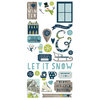 Simple Stories - Snow Fun Collection - Christmas - Cardstock Stickers - Fundamentals