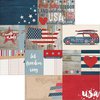 Simple Stories - Stars and Stripes Collection - 12 x 12 Double Sided Paper - Elements 1