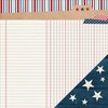 Simple Stories - Stars and Stripes Collection - 12 x 12 Double Sided Paper - Freedom