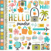 Simple Stories - You Are Here Collection - 12 x 12 Cardstock Stickers - Fundamentals