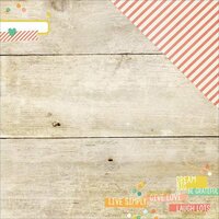 Simple Stories - Summer Vibes Collection - 12 x 12 Double Sided Paper - Just Beachy