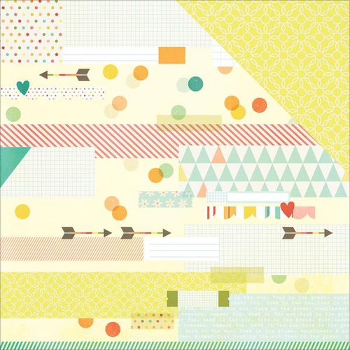 Simple Stories - Summer Vibes Collection - 12 x 12 Double Sided Paper - Sun Kissed