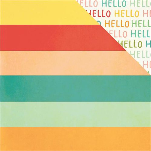 Simple Stories - Summer Vibes Collection - 12 x 12 Double Sided Paper - Oh Hello