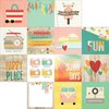 Simple Stories - Summer Vibes Collection - 12 x 12 Double Sided Paper - 4 x 4 Elements