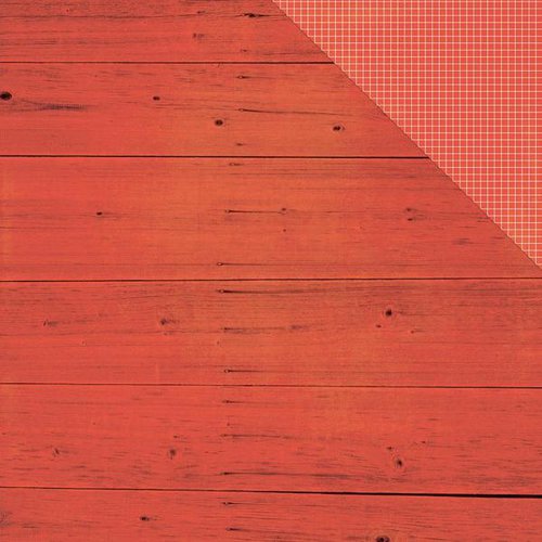 Simple Stories - Summer Vibes Collection - 12 x 12 Double Sided Paper - Red Wood