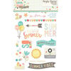 Simple Stories - Summer Vibes Collection - Clear Photo Stickers
