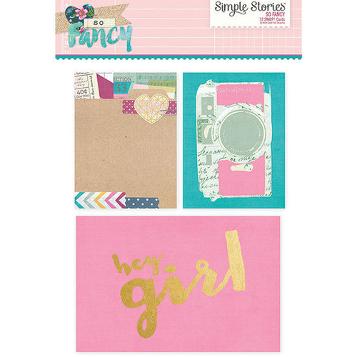Simple Stories - SNAP Collection - 3 x 4 and 4 x 6 Cards - So Fancy