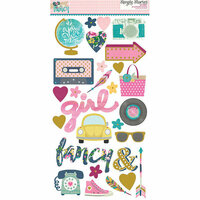 Simple Stories - So Fancy Collection - Chipboard Stickers