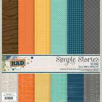 Simple Stories - So Rad Collection - 12 x 12 Simple Basics Kit