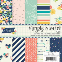 Simple Stories - Posh Collection - 6 x 6 Paper Pad