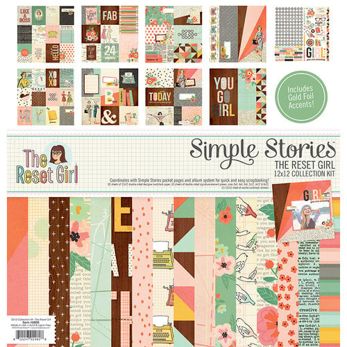 Simple Stories - The Reset Girl Collection - 12 x 12 Collection Kit