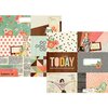 Simple Stories - The Reset Girl Collection - 12 x 12 Double Sided Paper with Foil Accents - 4 x 6 Horizontal Journaling Elements