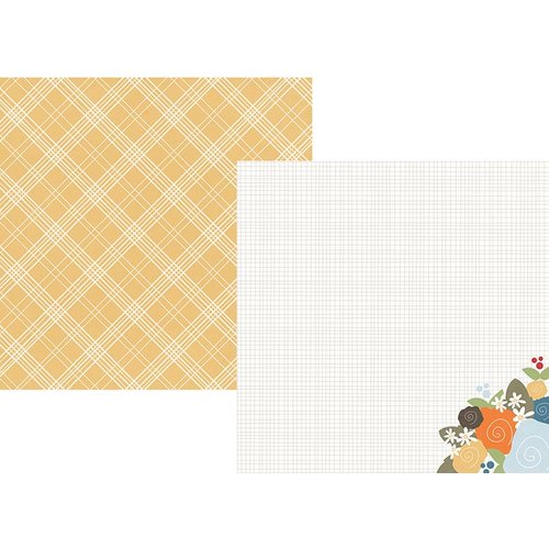 Simple Stories - Hello Fall Collection - 12 x 12 Double Sided Paper - Autumn Delight