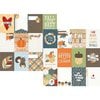 Simple Stories - Hello Fall Collection - 12 x 12 Double Sided Paper - 3 x 4 Journaling Card Elements