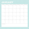 Simple Stories - Life Documented Collection - 12 x 12 Double Sided Paper - January Calendar