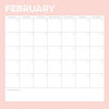 Simple Stories - Life Documented Collection - 12 x 12 Double Sided Paper - February Calendar