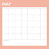 Simple Stories - Life Documented Collection - 12 x 12 Double Sided Paper - May Calendar