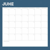 Simple Stories - Life Documented Collection - 12 x 12 Double Sided Paper - June Calendar