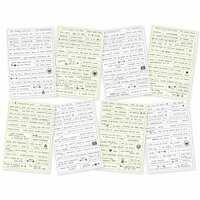 Simple Stories - Life Documented Collection - Cardstock Stickers - Word Strip