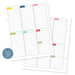 Simple Stories - SNAP Collection - 6 x 8 Journal Inserts - Life Documented - Weekly Planner