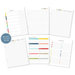 Simple Stories - SNAP Collection - 6 x 8 Journal Inserts - Life Documented - Basic Planner