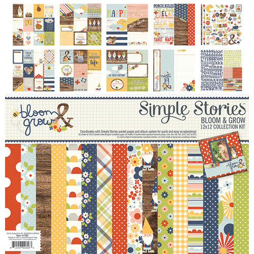 Simple Stories - Bloom and Grow Collection - 12 x 12 Collection Kit