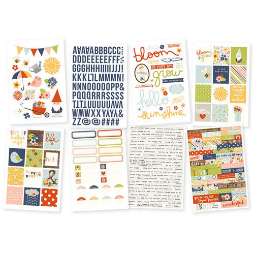 Simple Stories - Bloom and Grow Collection - Cardstock Stickers