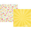 Simple Stories - Sunshine and Happiness Collection - 12 x 12 Double Sided Paper - Shine Bright