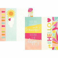 Simple Stories - Sunshine and Happiness Collection - 12 x 12 Double Sided Paper - 2 x 12, 4 x 12 and 6x12 Elements