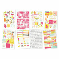 Simple Stories - Sunshine and Happiness Collection - Cardstock Stickers