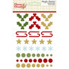 Simple Stories - Classic Christmas Collection - Enamel Dots and Shapes