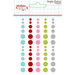 Simple Stories - Mistletoe Kisses Collection - Christmas - Enamel Dots