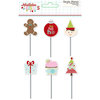 Simple Stories - Mistletoe Kisses Collection - Christmas - Decorative Clips